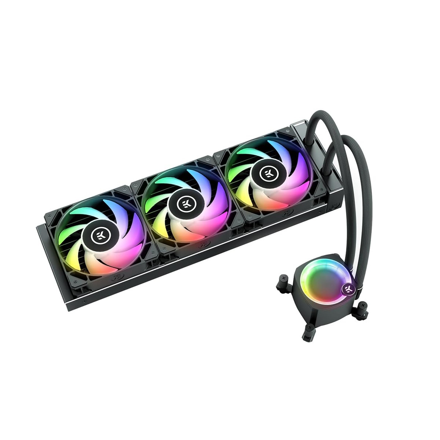 EKWB EK-Nucleus AIO CR360 Lux D-RGB All-in-One CPU Cooler, Black 360mm