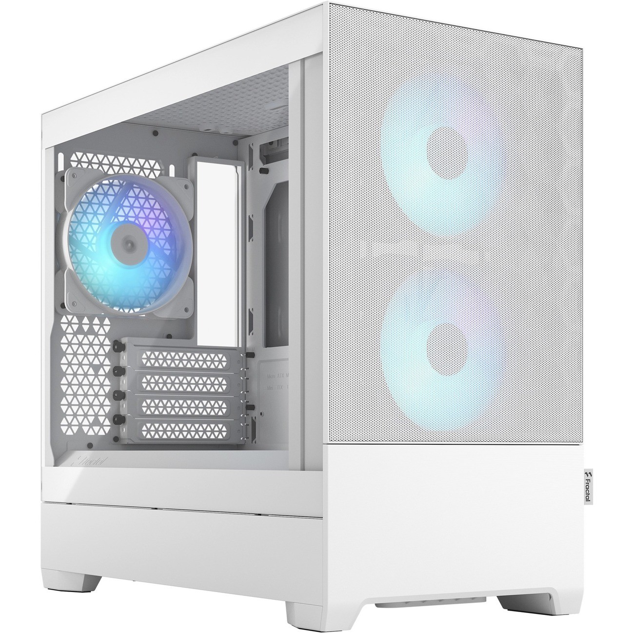 Fractal Design FDCPOR1M01 Pop Mini Air RGB Case White mATX