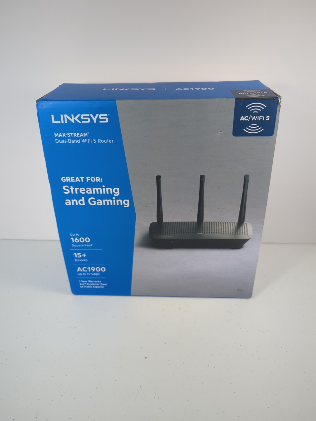 Linksys EA7430 AC1900 WiFi 5 Max-Stream Dual-Band Wireless Router - A1