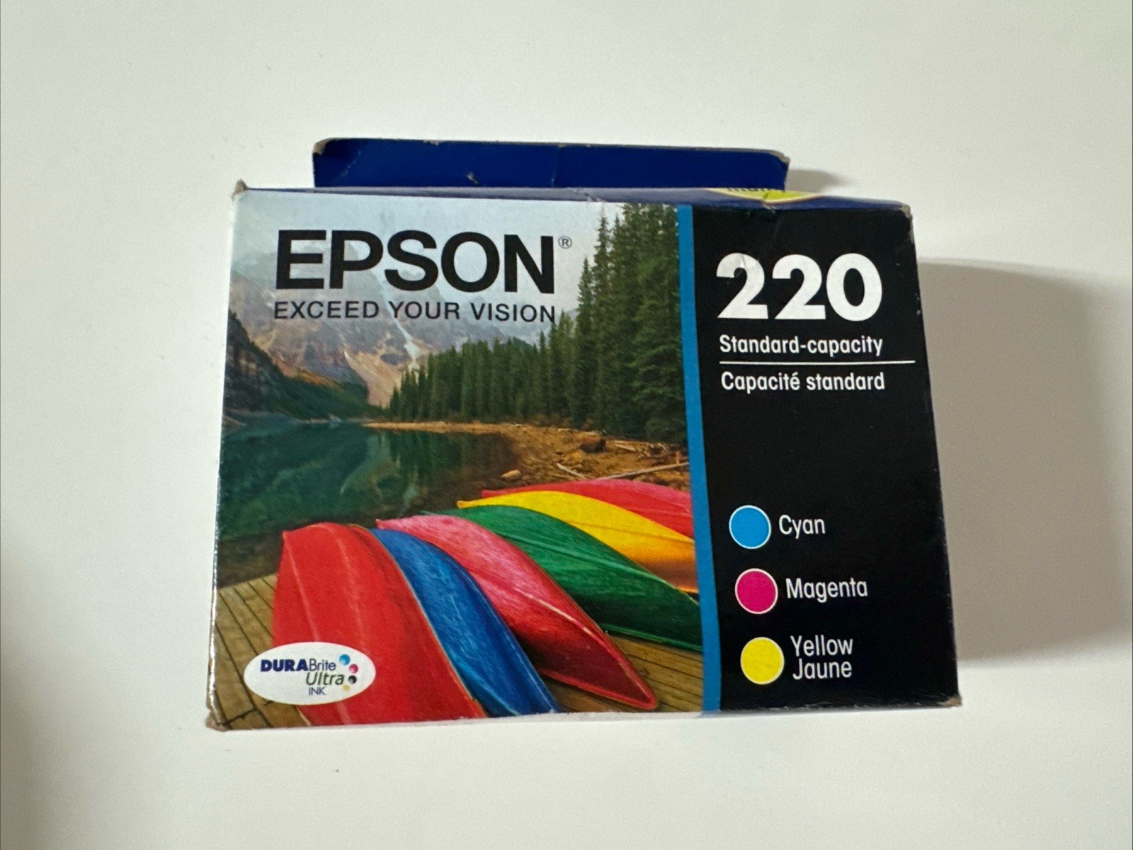 EPSON 220 Black Color Cyan Magenta Yellow Ink Cartridge Genuine Expired 11 2019