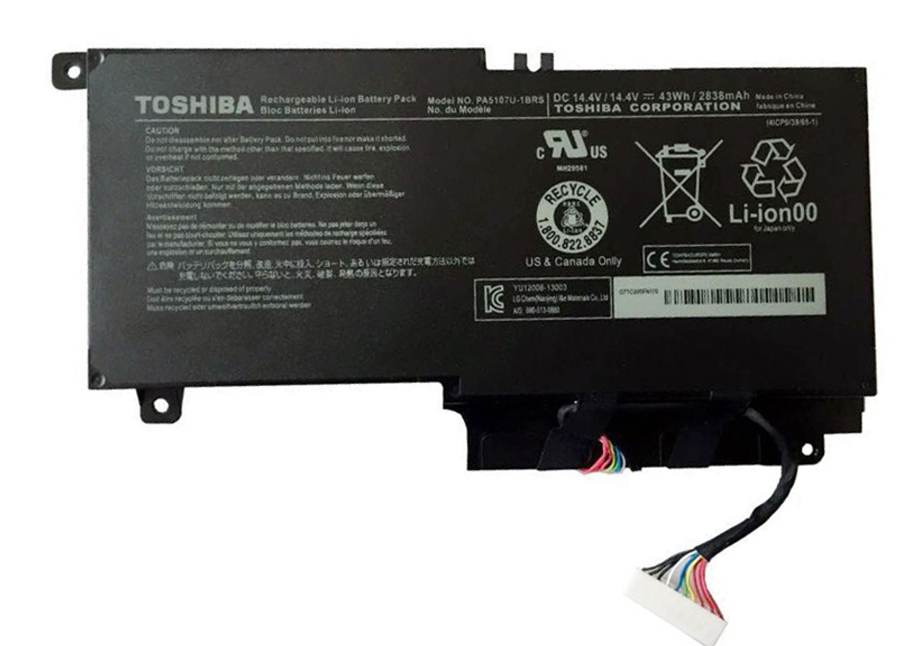 New Original Battery For Toshiba PA5107U-1BRS L55 L55t P000573230 2838mAH 43WH
