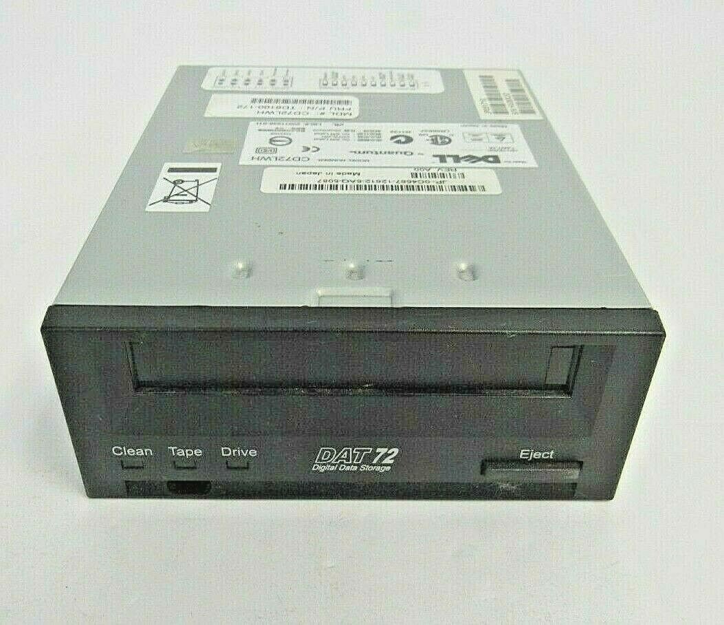 Dell C4567 Quantum CD72LWH TD6100-172 36GB / 72GB SCSI 68-Pin Tape Drive     9-3