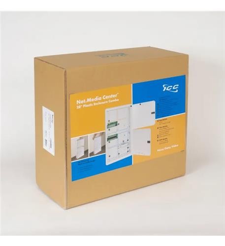 ICC ICRESDP28K 28" Plastic Wiring Enclosure w/ Doors