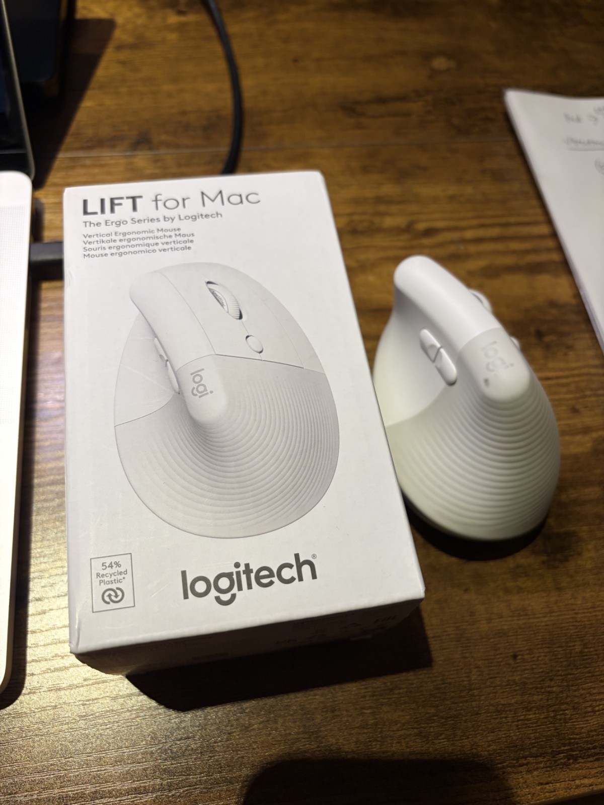 Logitech Lift Wireless Vertical Mouse for Mac
