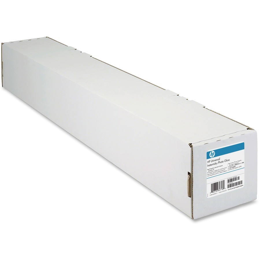 HP Everyday Inkjet Print Photo Paper 24" x 100 ft Glossy 90 Brightness 1 Roll