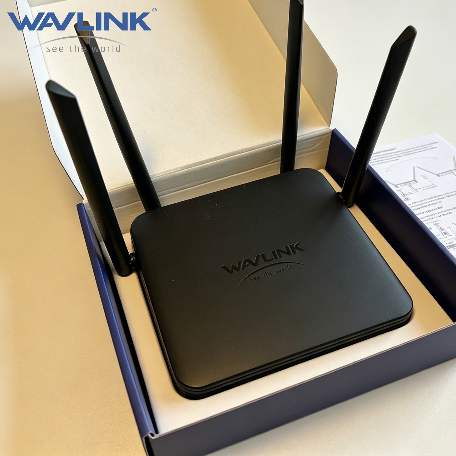 WAVLINK 3600Mbps WiFi 7 Gaming Router AP Internet Repeater Guest WiFi Advanced