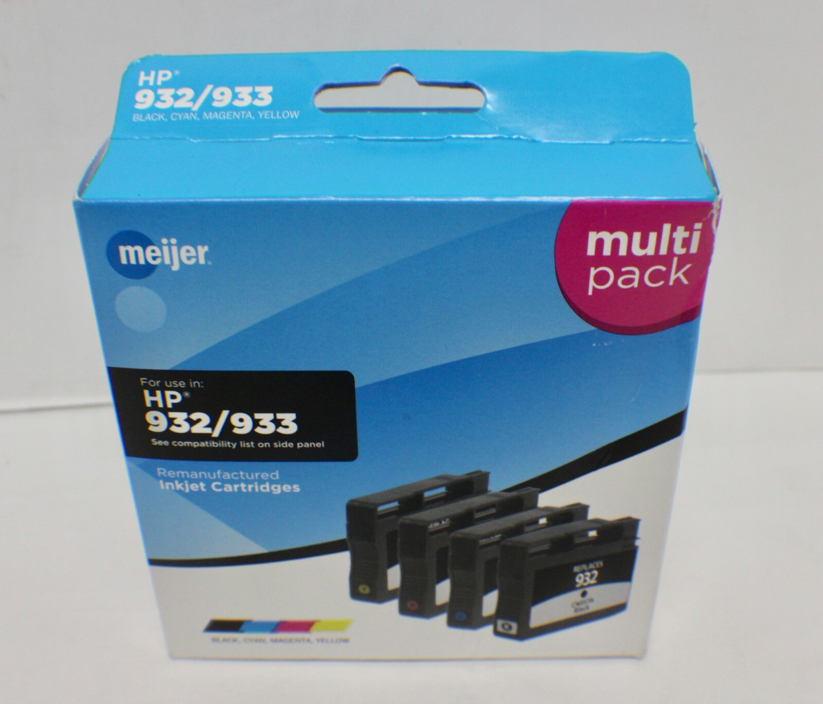 Meijer For use in HP 932 / 933 Multi Pack Inkjet Cartridge - NEW