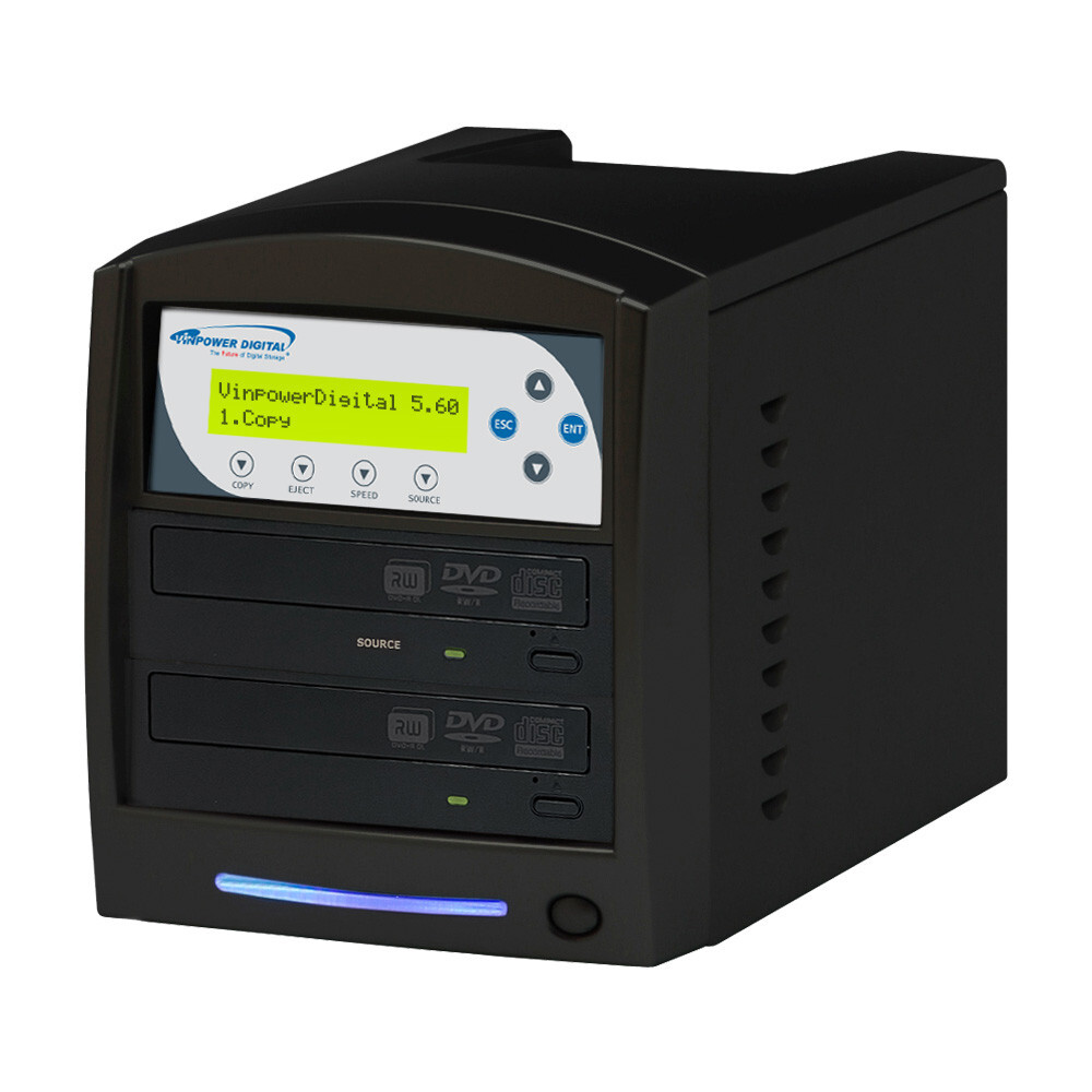 SharkCopier 1 Target 24X CD DVD Duplicator Copier Tower with 2 TB HDD + USB 3.0