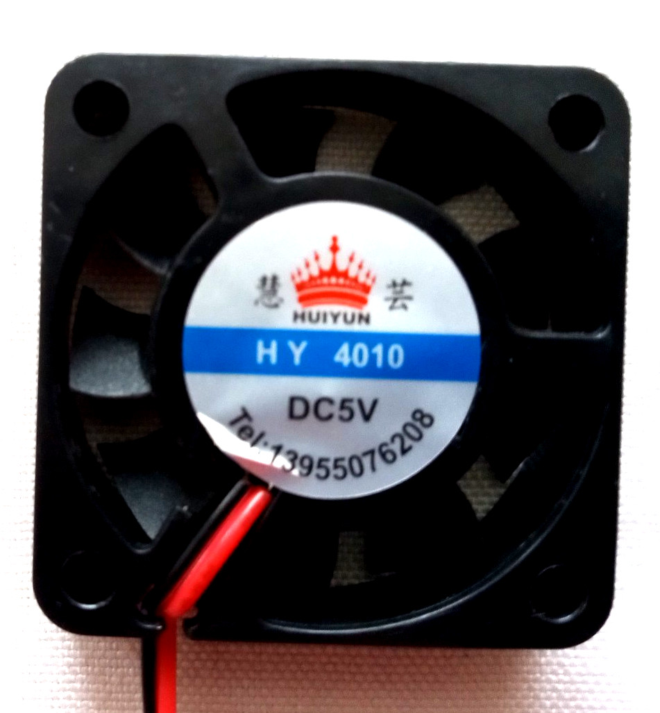 4015 DC5V  Cooling Fan 2-Pin Micro Fan 1.5"x1.5"x0.375" (40x 40 x 10mm)