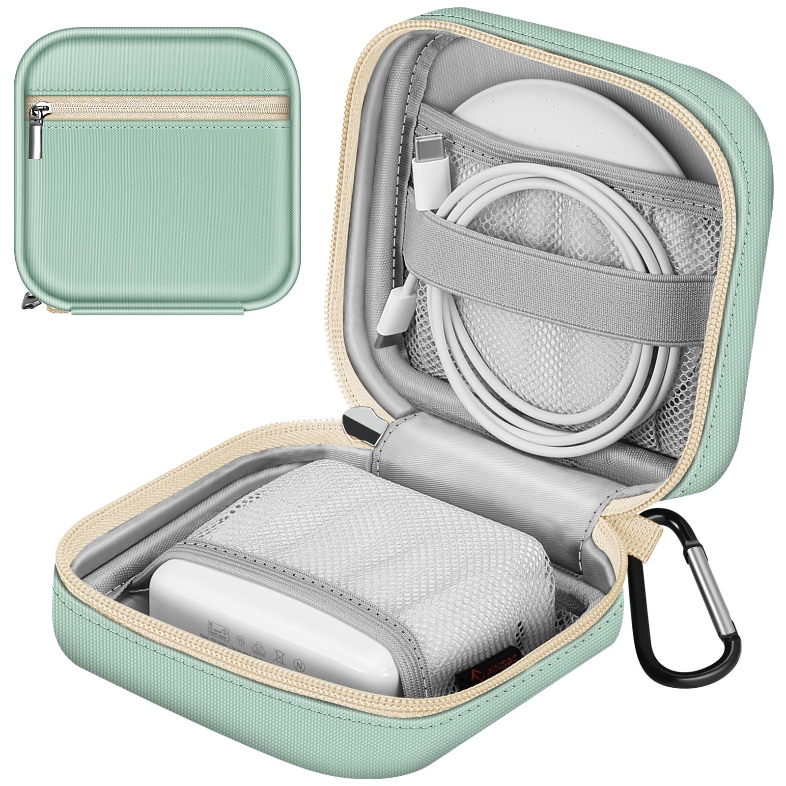 Charger Case for MacBook, Small Electronic Organizer Pouch Bag