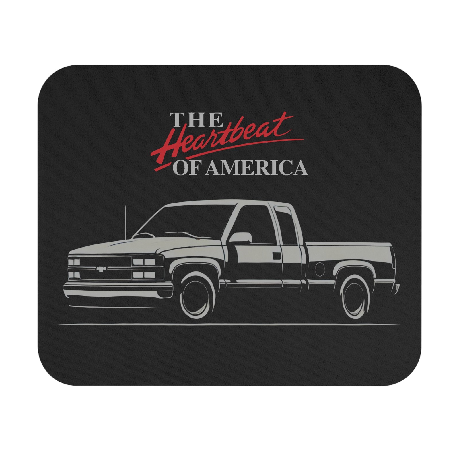 1997 Chevy Silverado Mouse Pad – Heartbeat of America Pickup Truck Desk Mat