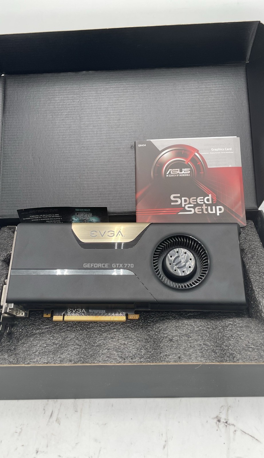 NVIDIA GeForce GTX 770 2GB GDDR5 Graphics Card w/ Asus Graphics Card User Guide