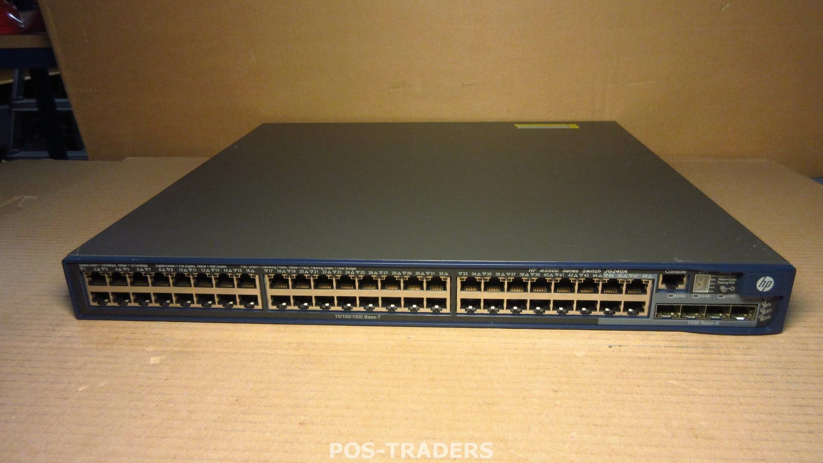 HP A5500-48G-POE+ EI - JG240A - Switch 48x Gigabit POE Ports + 4x SFP Ports