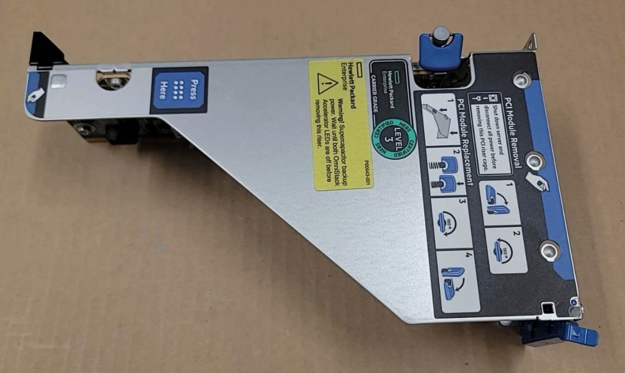 HPE ProLiant DL380 Gen10 877496-001 809461-001 871820-002 Riser Cage M2 SSD slot