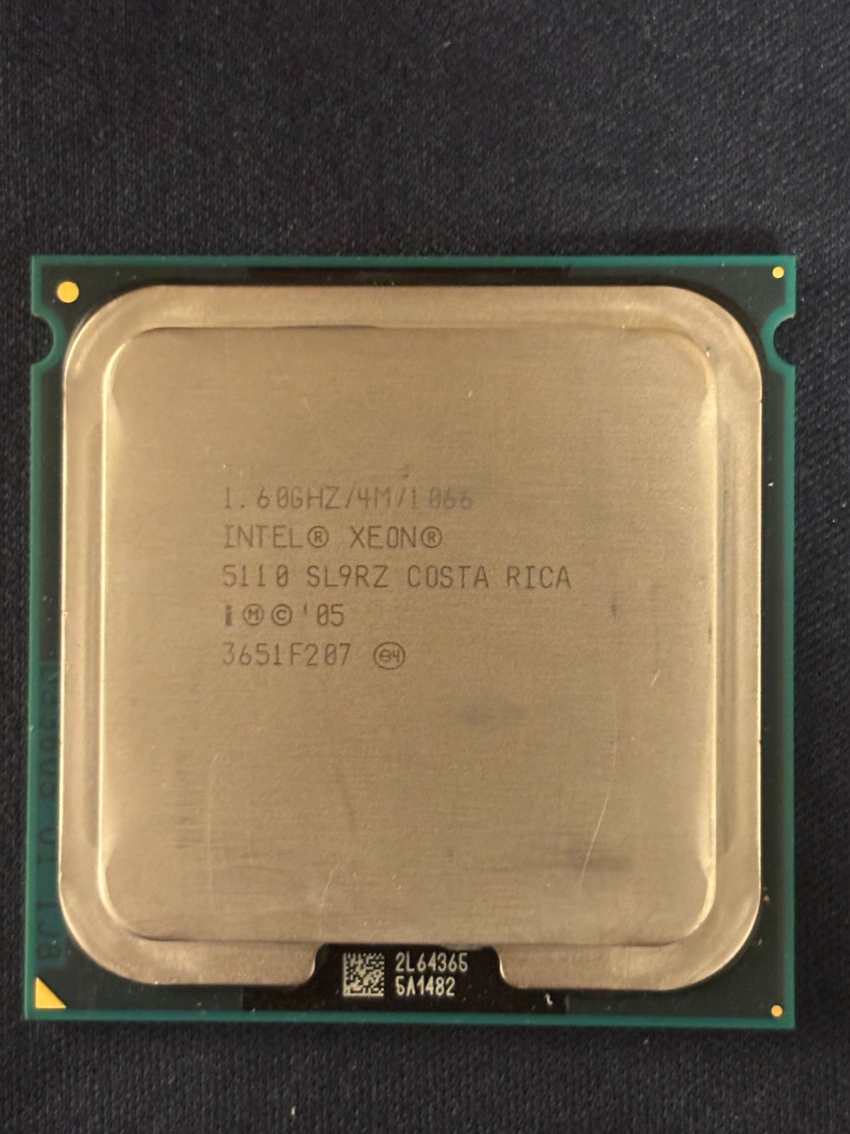 Intel Xeon 5110 Dual-Core 1.6GHz 4M 1066MHz LGA771 SL9RZ Processor CPU