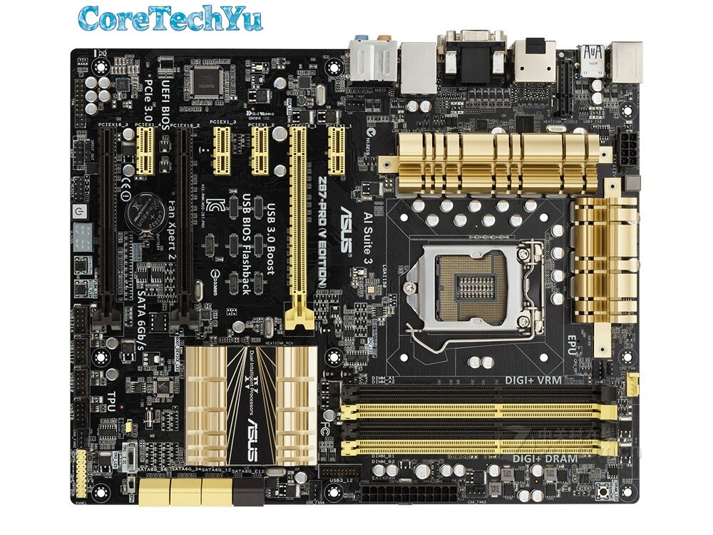 For ASUS Z87-PRO V EDITION motherboard DDR3 32G DVI+VGA+HDMI+DP ATX Tested OK/*