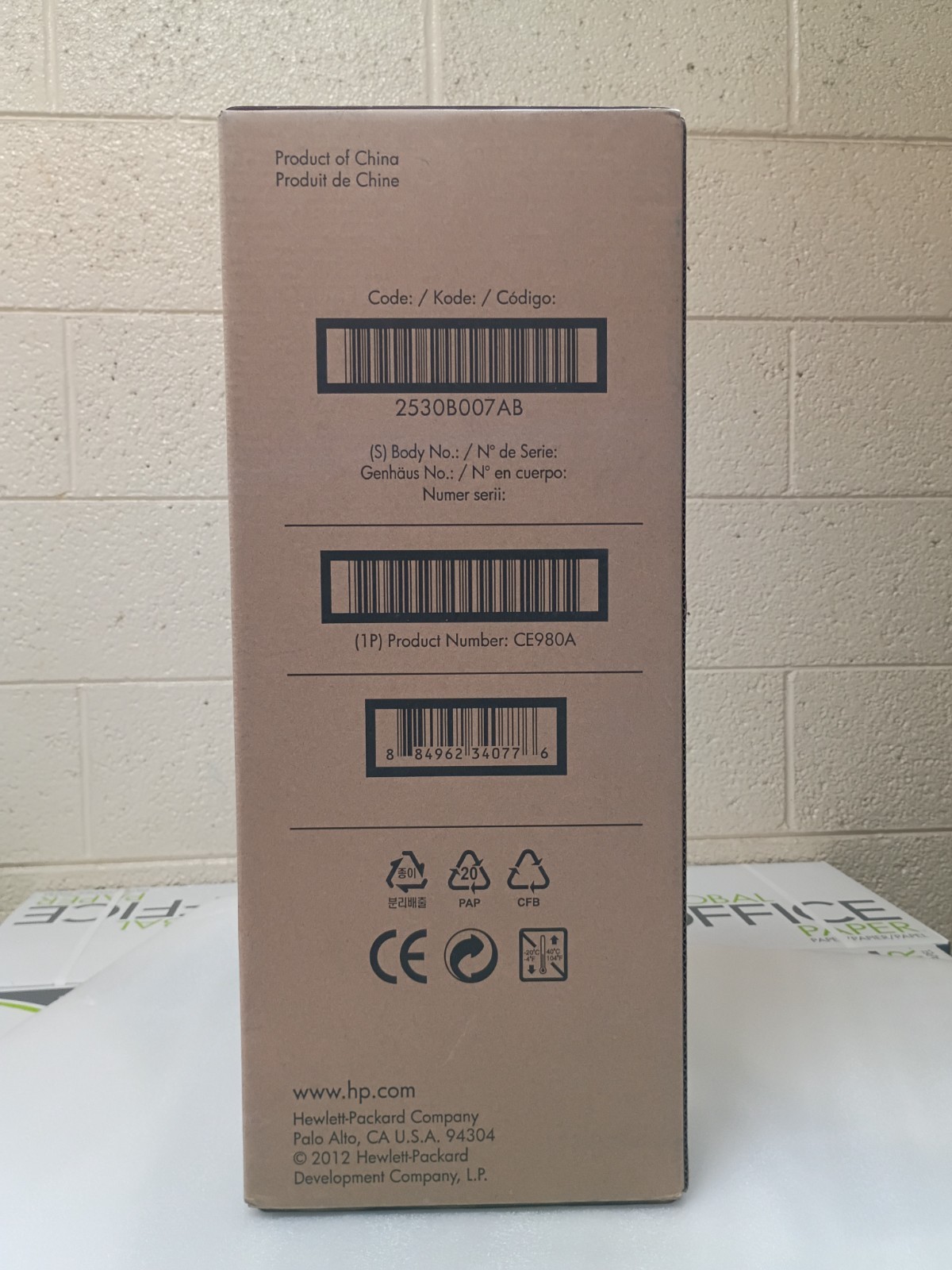 HP CE980A Toner Collection Unit Kit   Genuine Sealed box