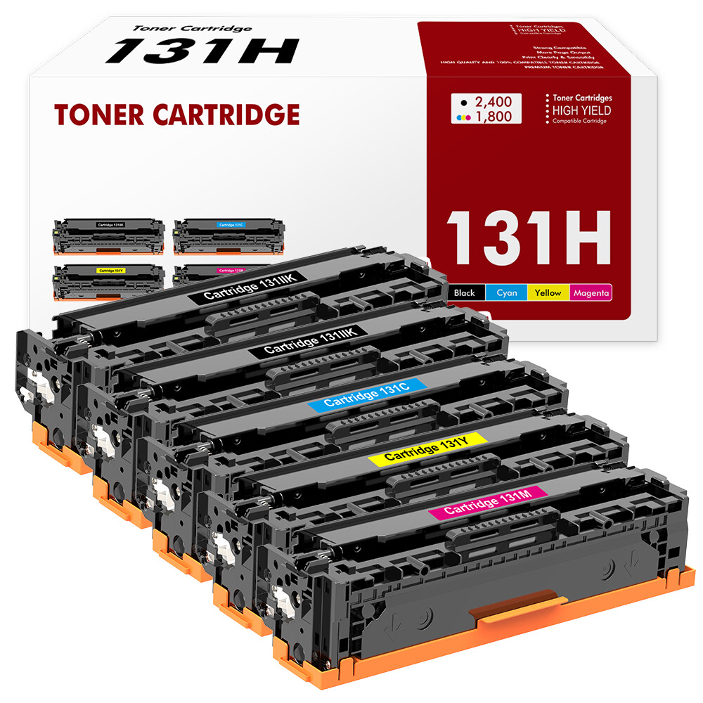 5PK CRG131 Laser Toner Cartridge Set HighYield For Canon 131 ImageCLASS MF8280CW