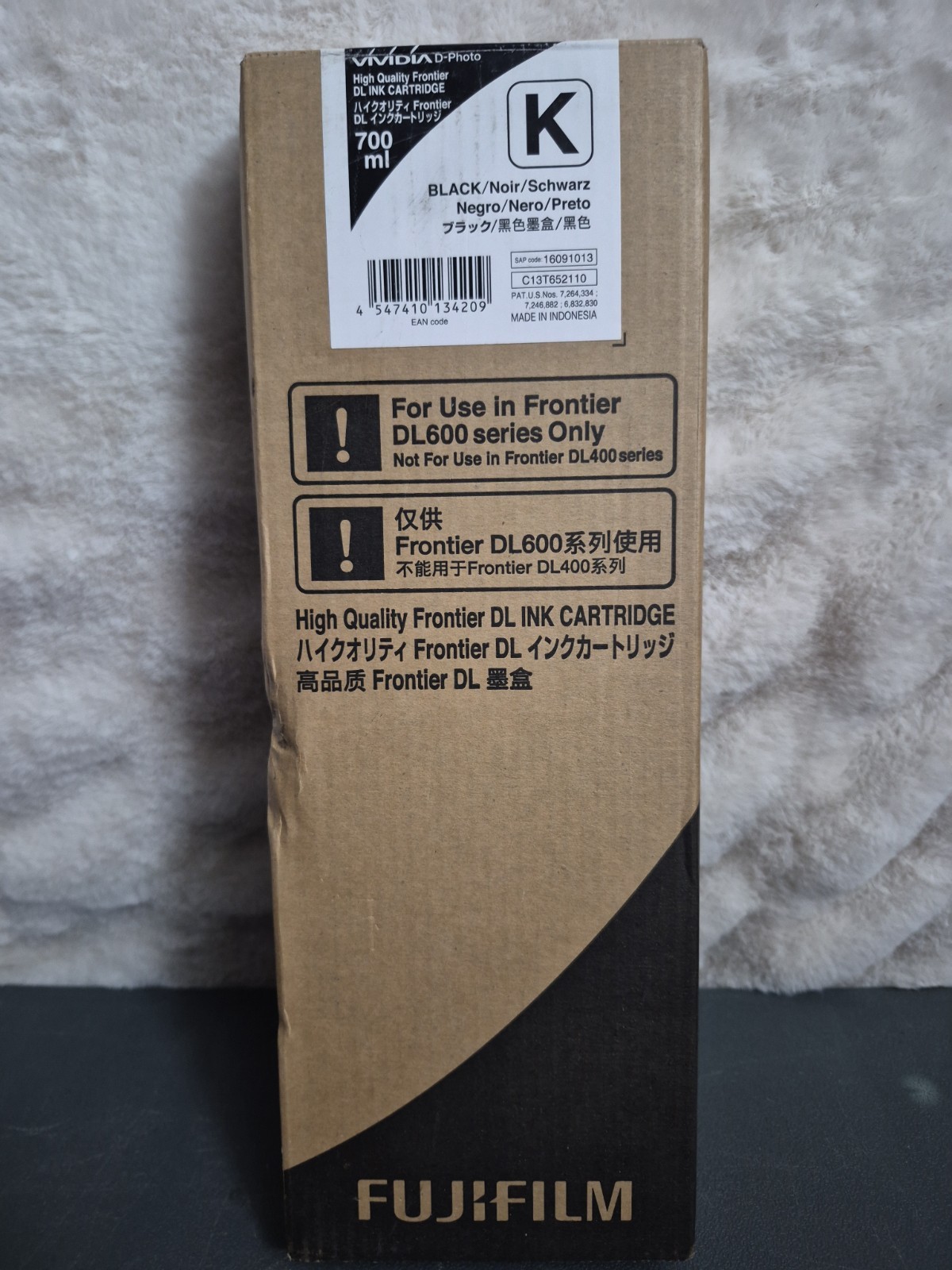 FujiFilm 16091013 Black Ink 700ml C13T652110 For Frontier DL600 DL650 Ex 10/28