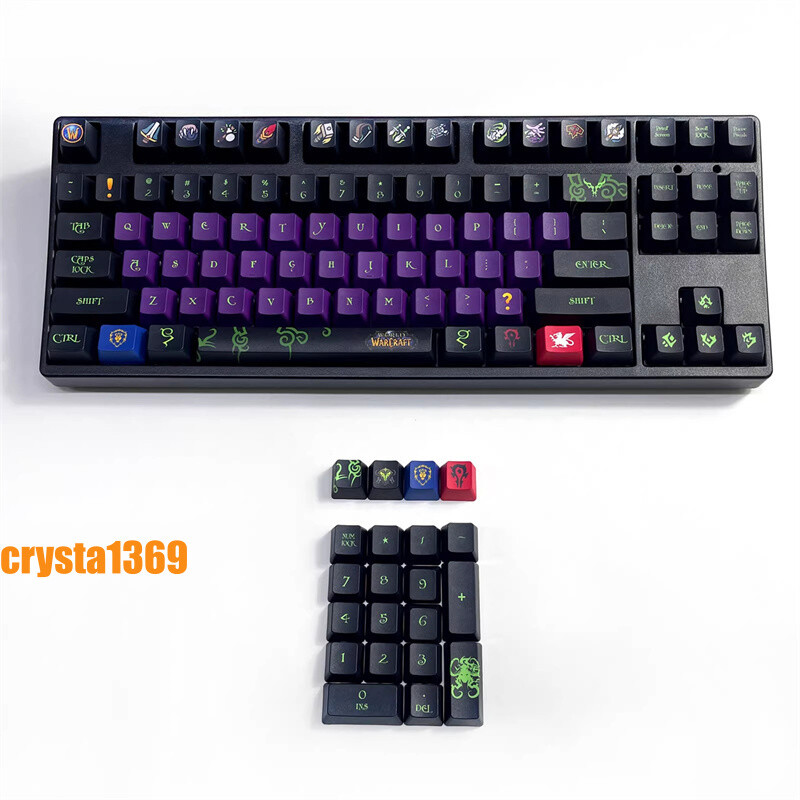 WOW World of WarCraft Keycap 108 PBT keycaps OEM Profile for MX Keyboard