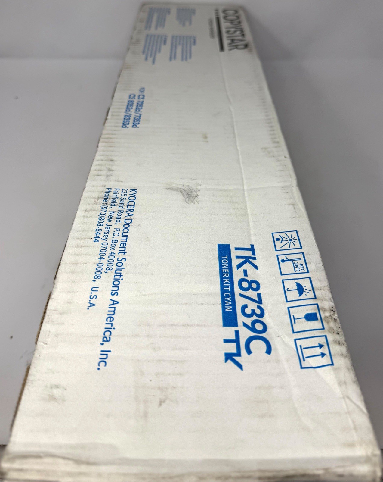 Genuine Copystar Kyocera TK-8739C Cyan Toner 1T02XNCCS0 7353ci 8353ci OEM