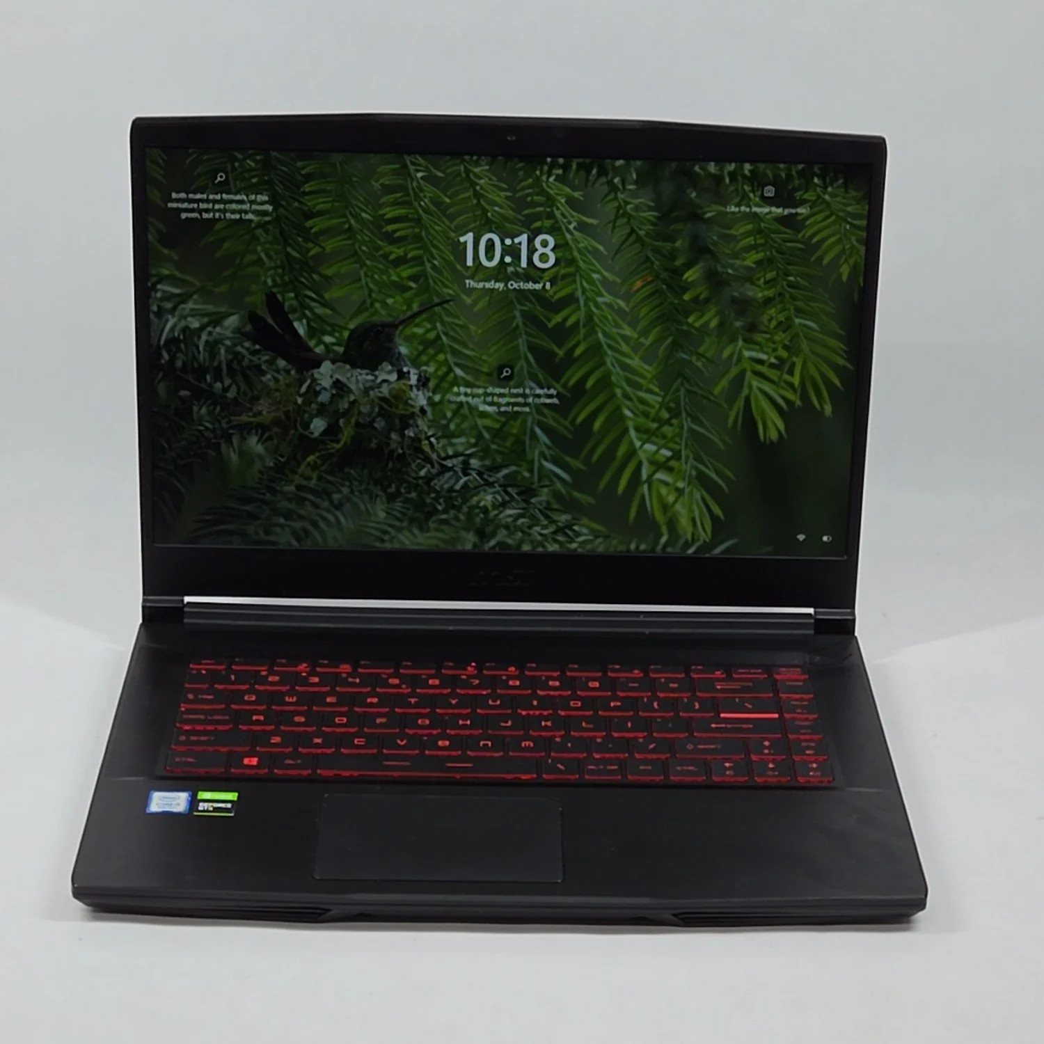 MSI Thin GF63 MS16R4 15.6" i5-9300H 2.4GHz 8GB RAM 512GB SSD GeForce GTX 1650
