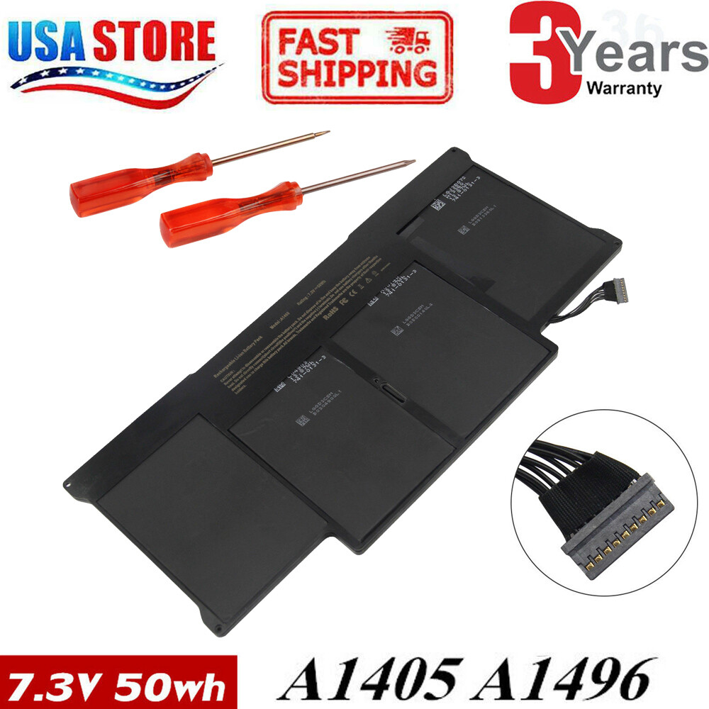 50Wh Battery for Apple MacBook Air 13" A1466 Mid 2012 2013 Early 2014 2015 CLG