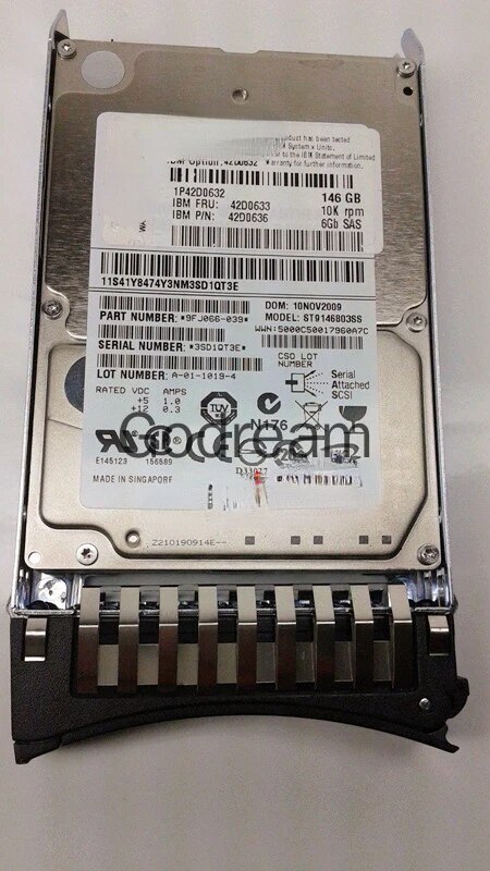 For IBM 42D0632 146G 10K 2.5-inch SAS 42D0633 hard disk ST93146802SS