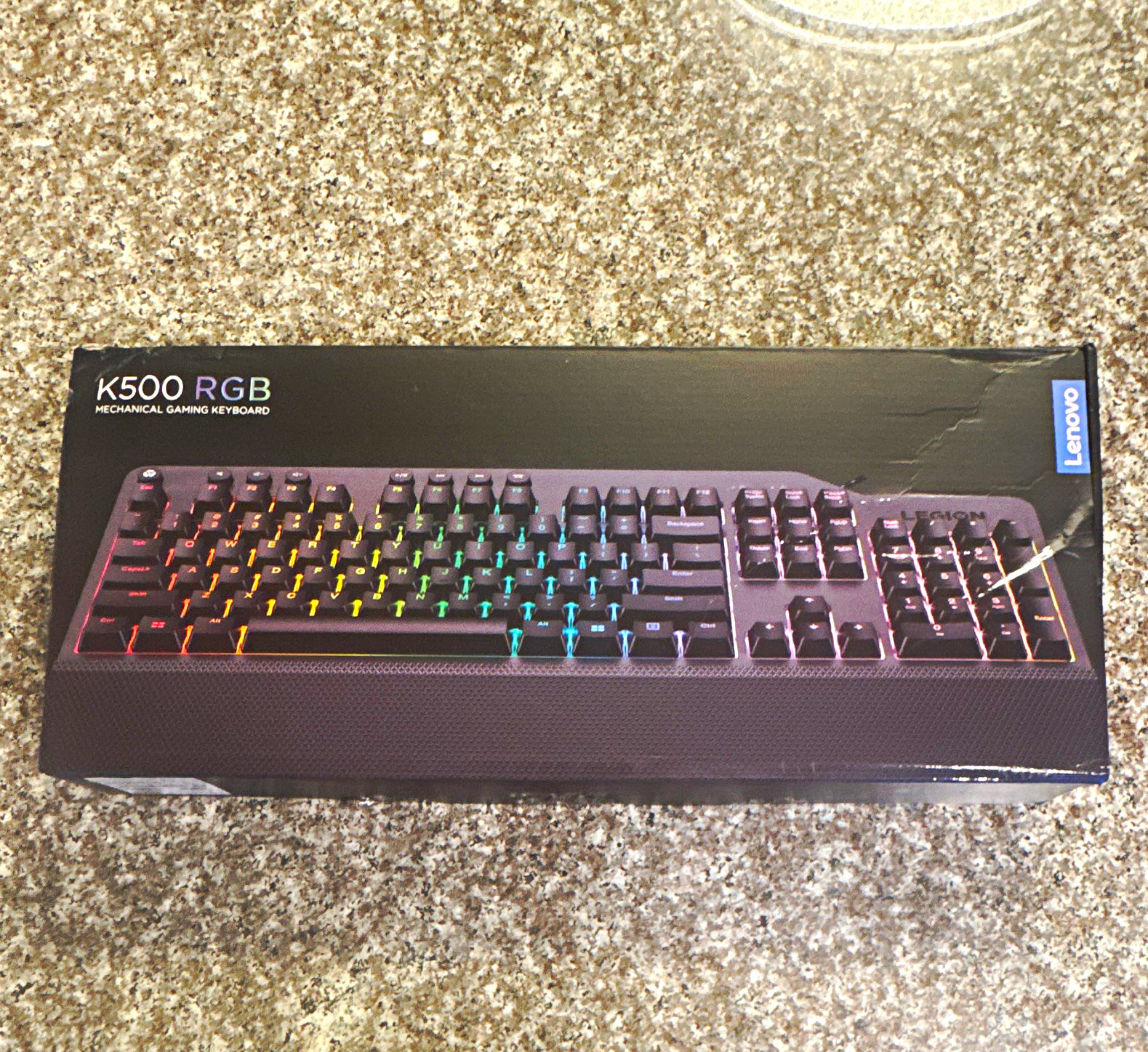 Lenovo Legion K500 RGB Mechanical Wired Keyboard Black English QWERTY