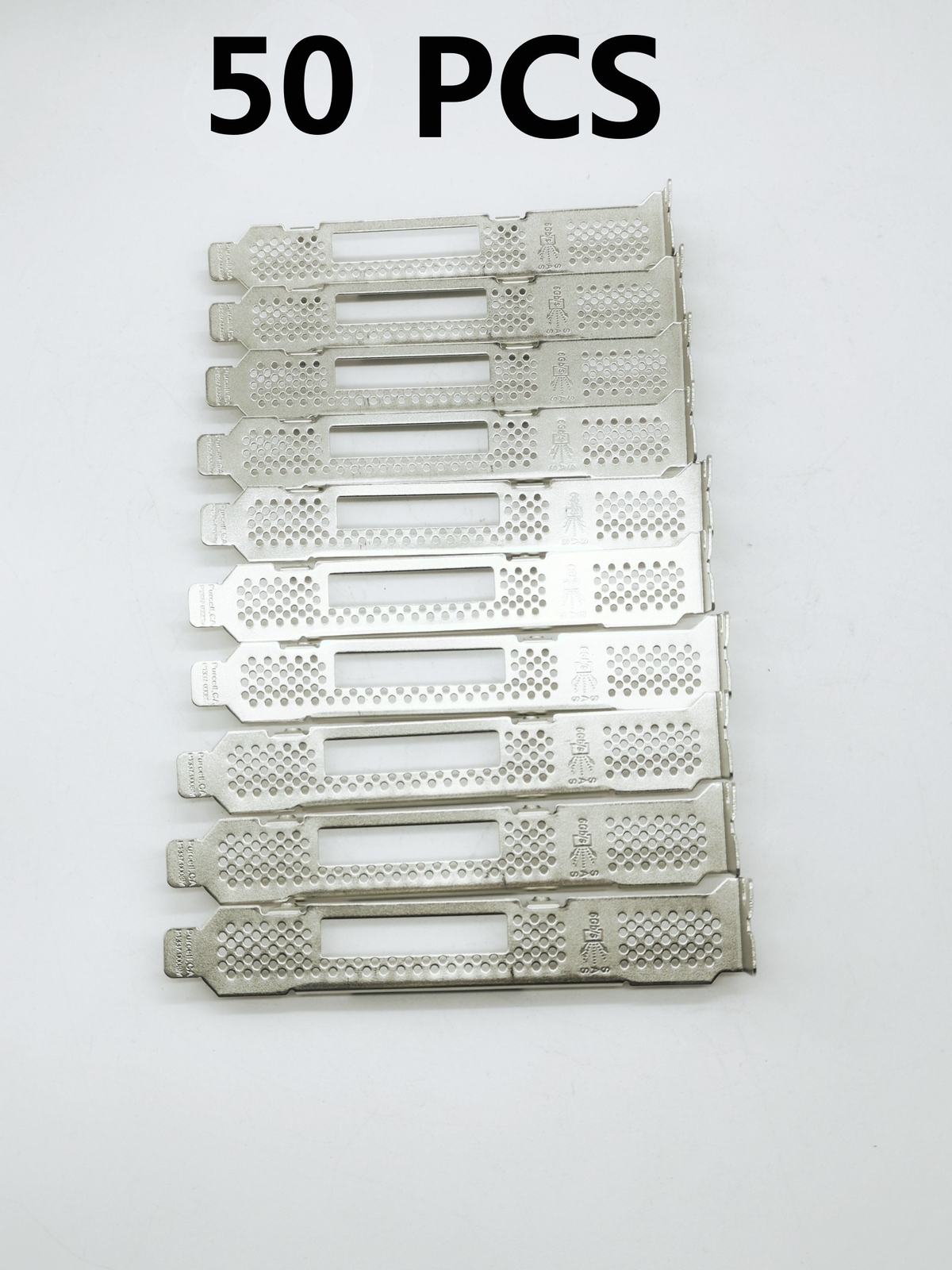 50PCS Full Height Bracket for LSI 9280-8E,9200-8E,Dell H810,HP 422 Ext SFF-8088