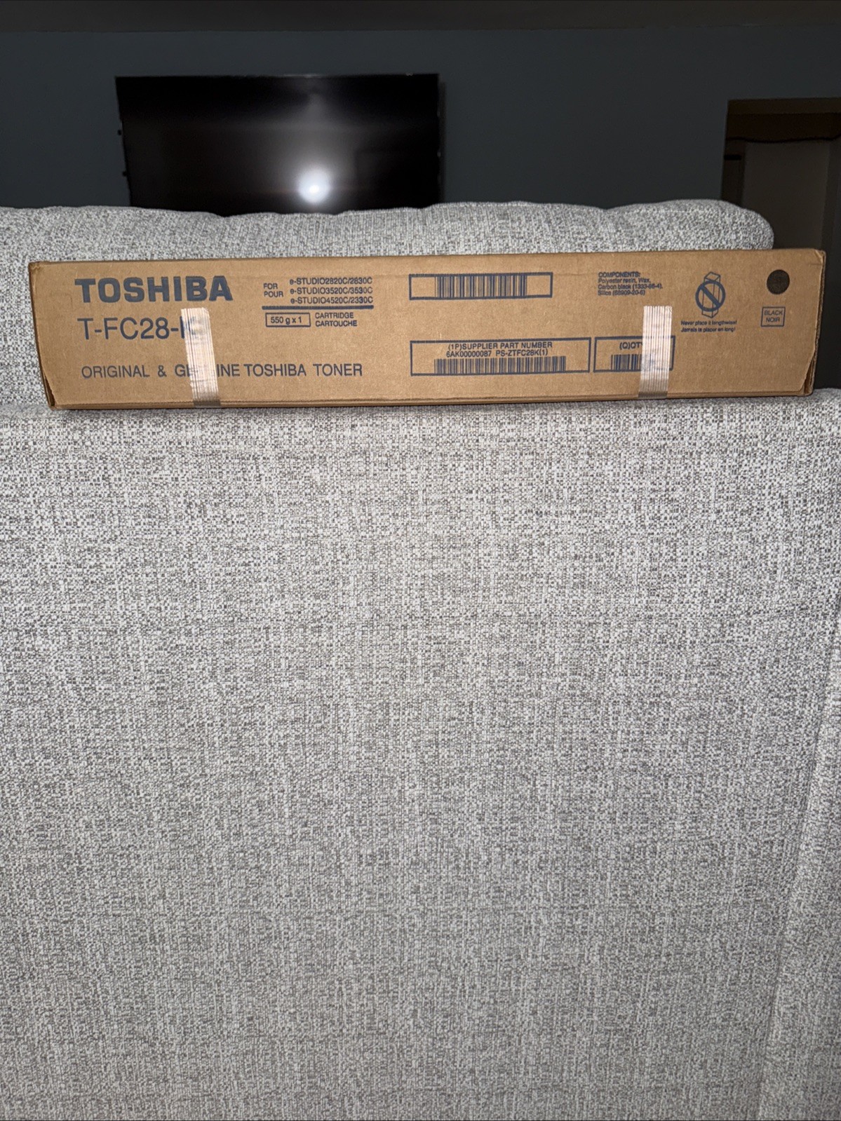 Genuine Toshiba T-FC28-K Black Toner Cartridge