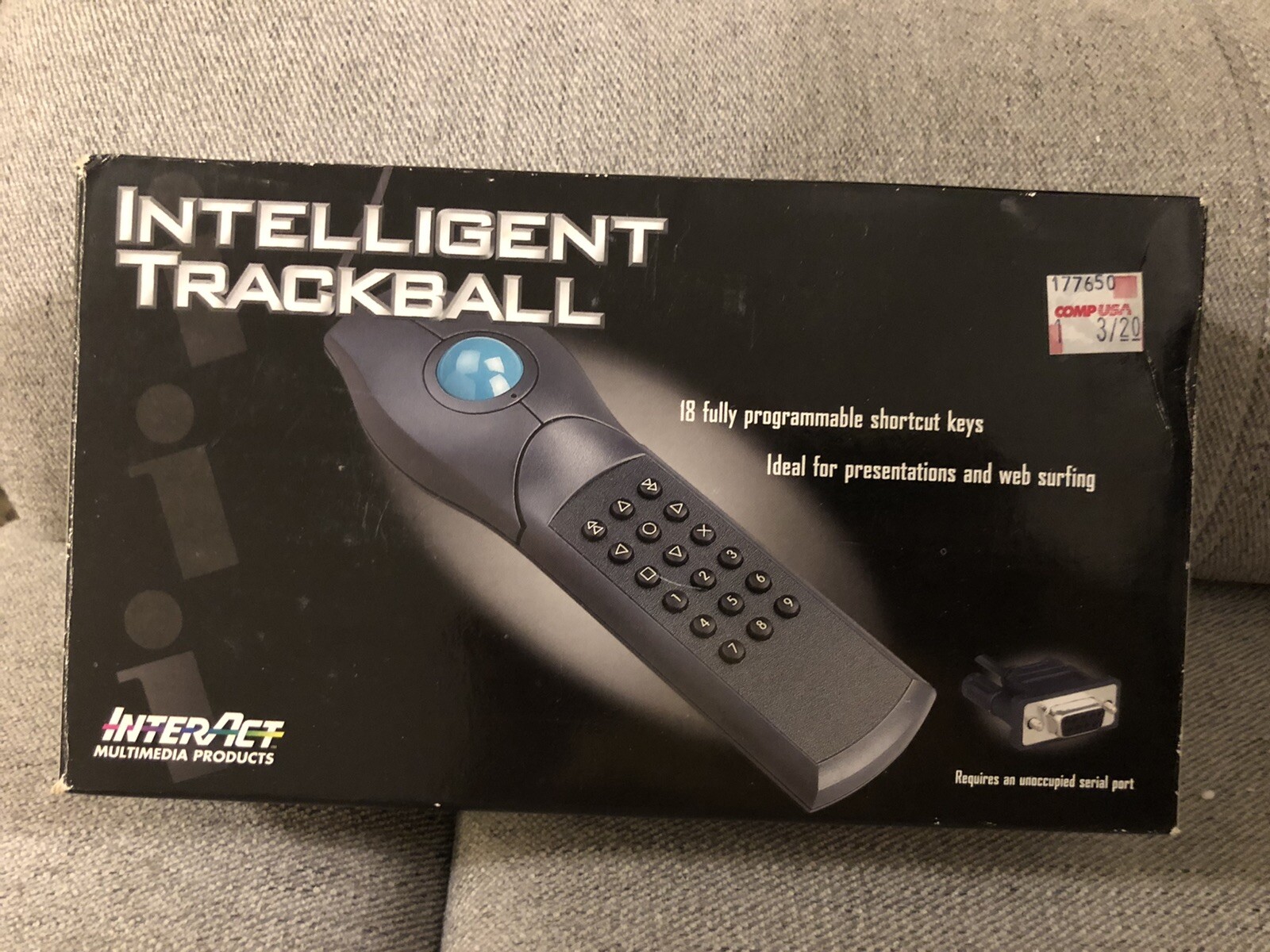 InterAct Wireless Intelligent Trackball 15 Foot 18 Button Remote SV-2010 New