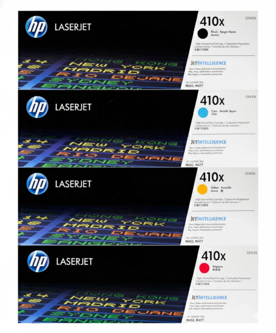 HP 410X Toner Cartridge High-Yield 3 Set 12Pack (3xBK / 3xC / 3xY / 3xM)