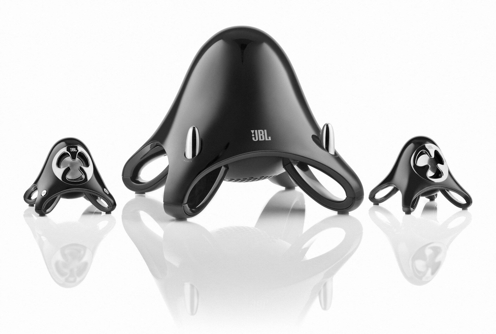 JBL Creature III Self-Powered Multimedia Satellite and Subwoofer System 3 pieces