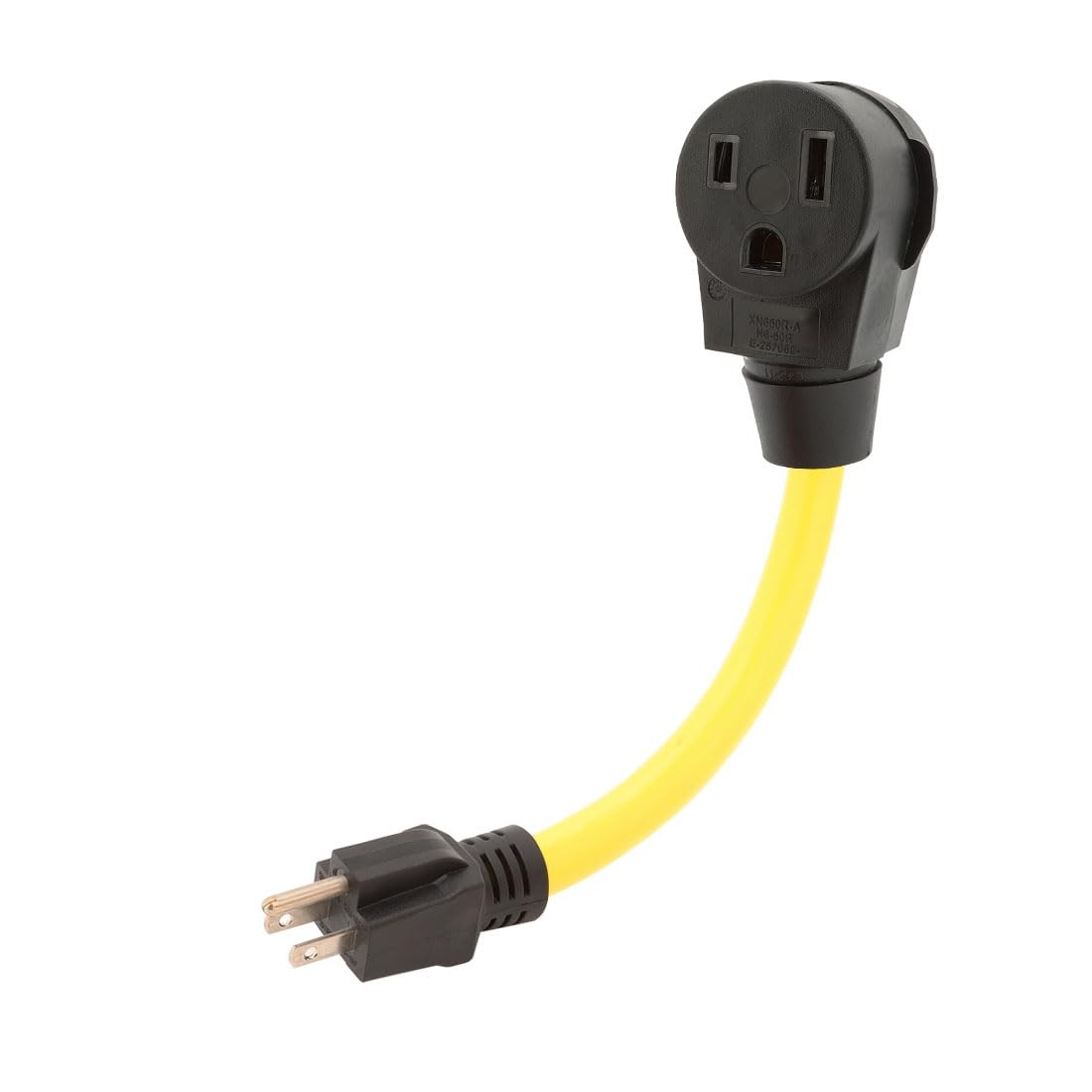 Nema 5-15P to 6-50R Adapter Cord. 15Amp Household Plug to 50Amp Welder Female