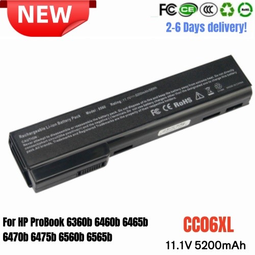 💡CC06XL Battery For HP ProBook 6360b 6460b 6465b 6470b 6475b 6560b 6565b 6570b