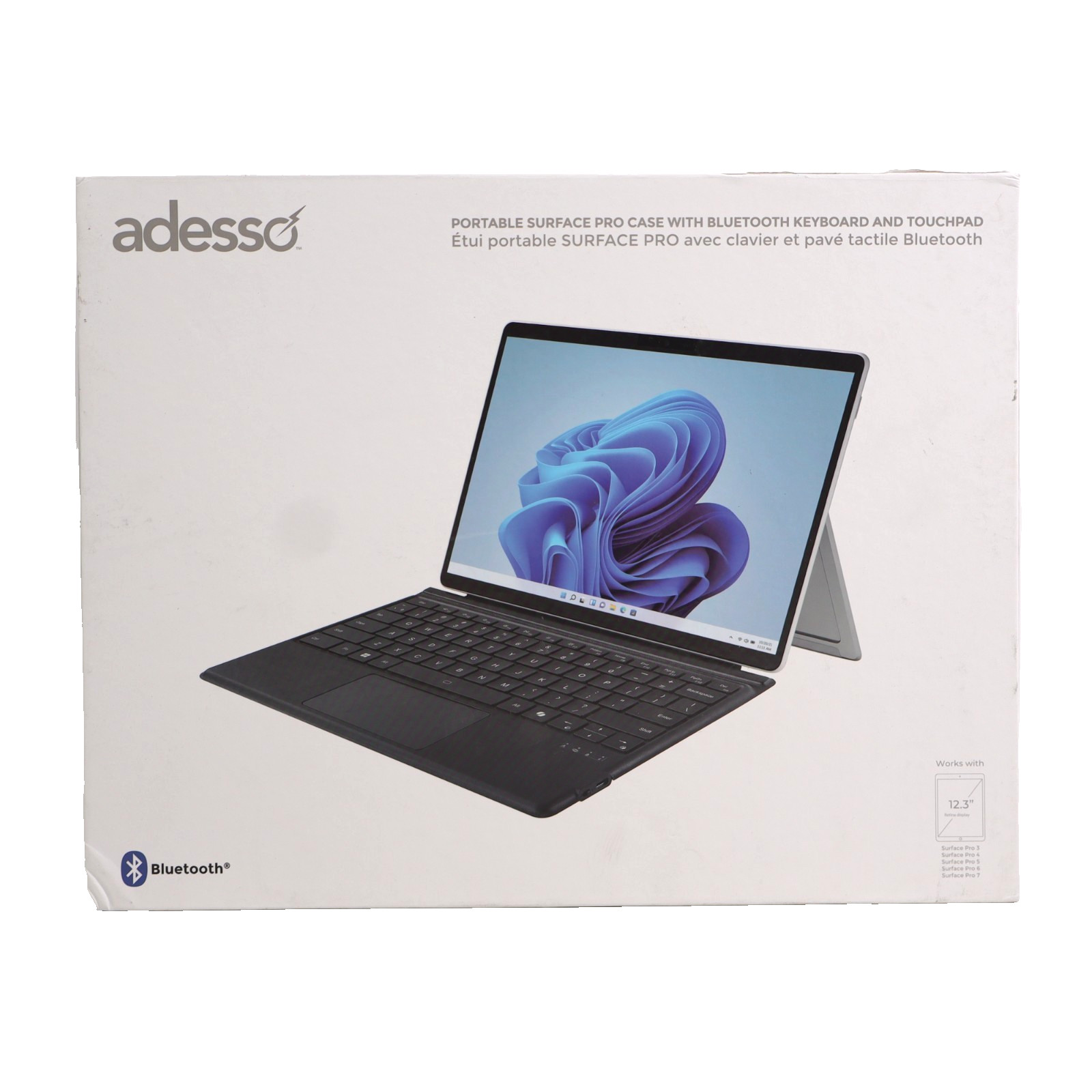 Adesso Bluetooth Keyboard for Microsoft Surface Pro 3/4/5/6/7
