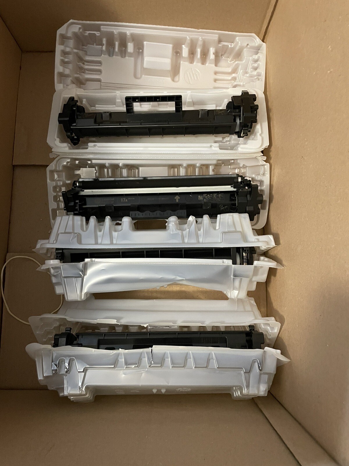 7 EMPTY HP CF217A 17A Black Toner Cartridge For LaserJet Pro Printers
