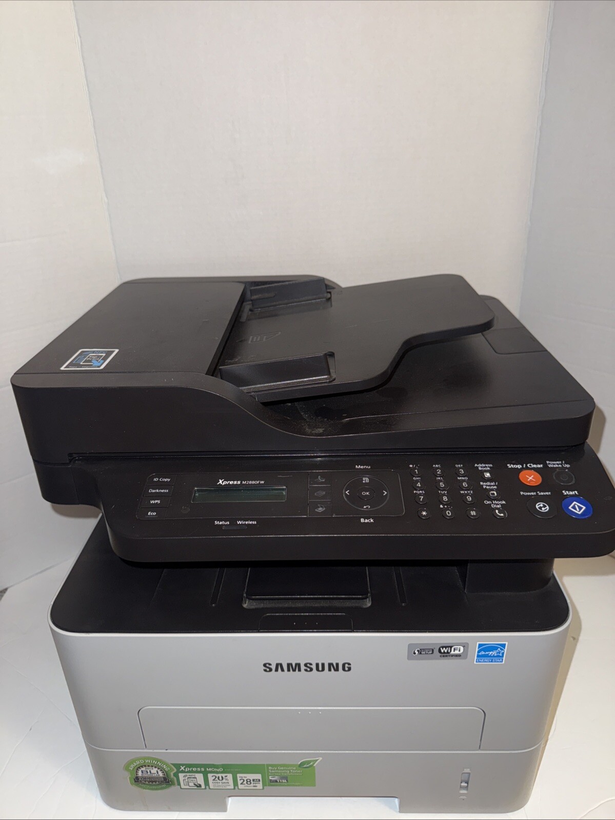 Samsung Xpress M2880FW All In One Wireless Laser Printer Tested. 