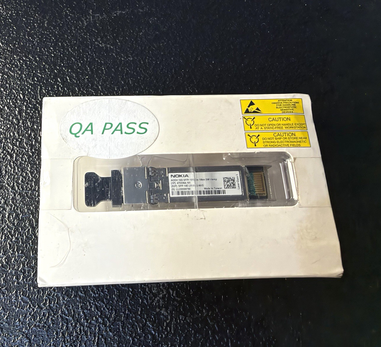 Nokia 475339A.101 AOSK 10G SFP+ 1310nm 10km SM I-Temp Optical Transceiver New