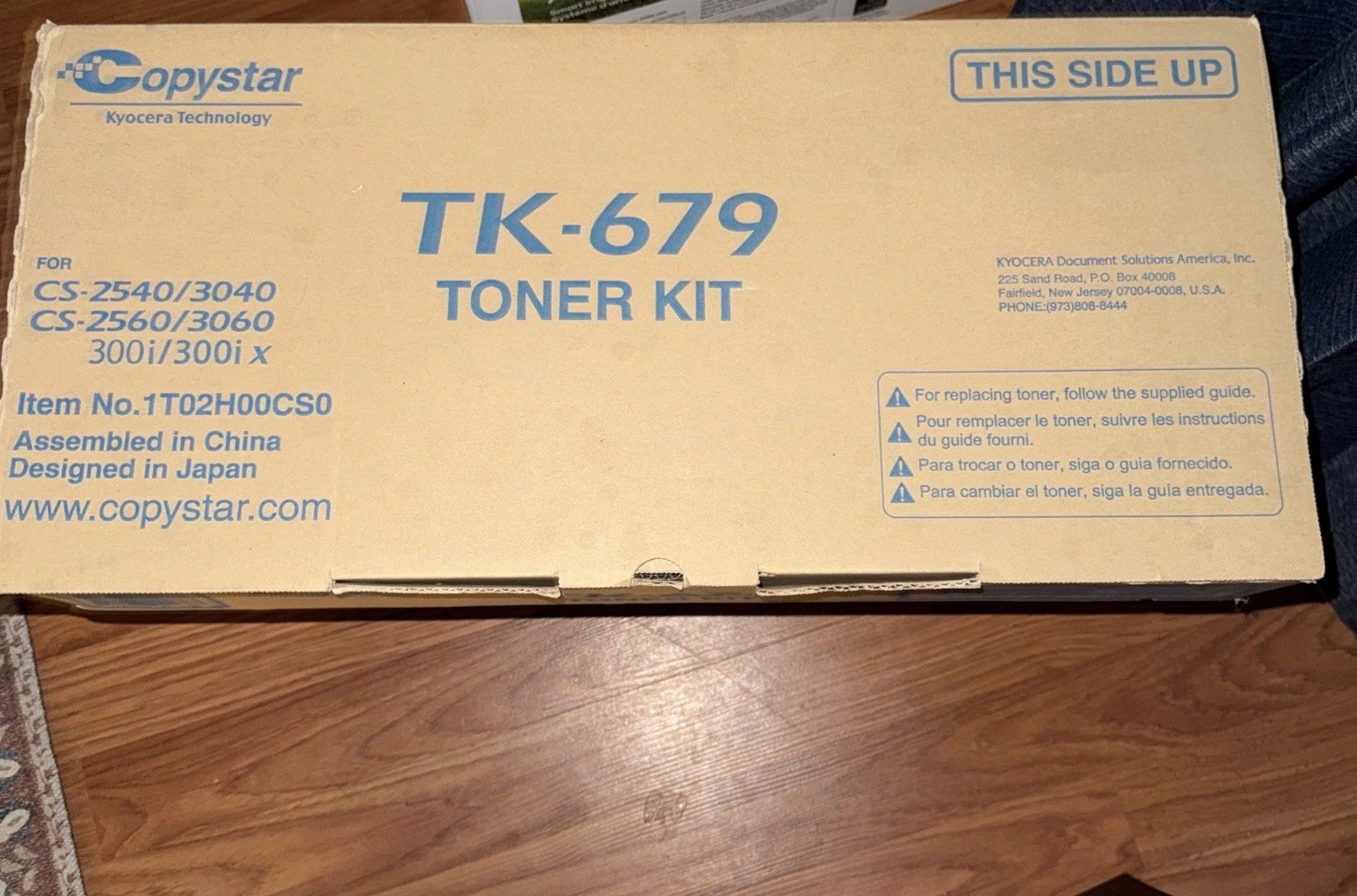 New OEM TK-679 COPYSTAR CS300I BLACK TONER KIT