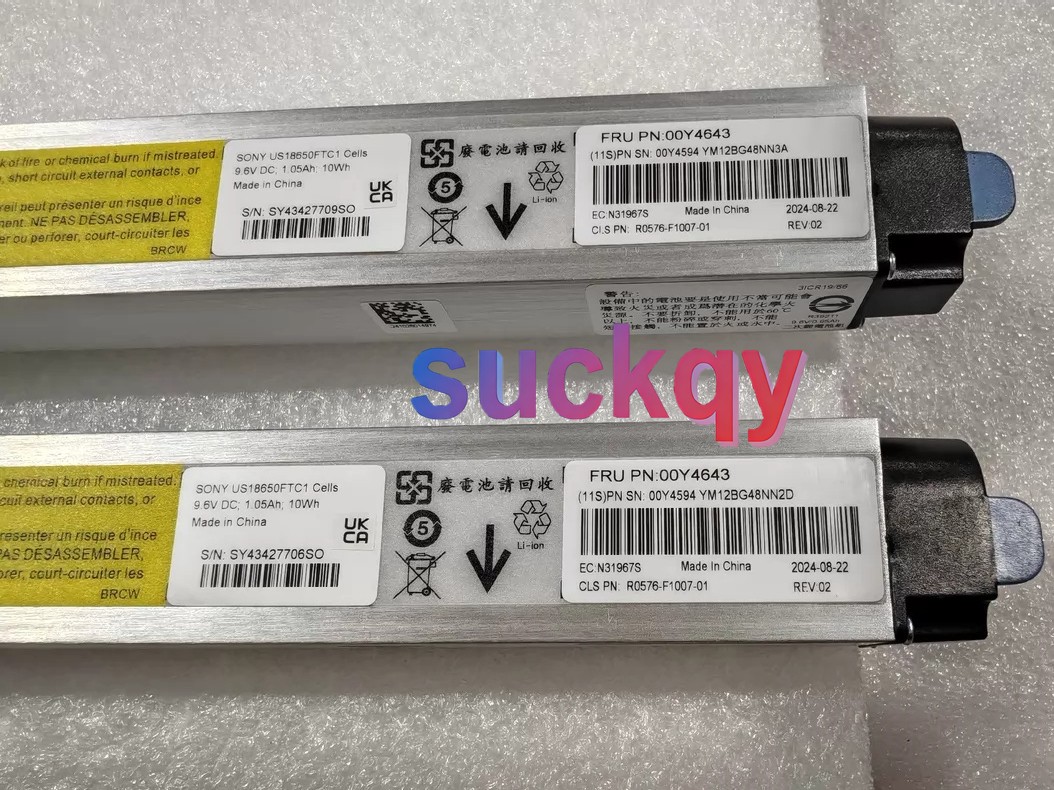 1PC New IBM 00Y4643 V3500 V3700 V5000 battery 90Y7689 90Y7632 00Y4594 44X3320