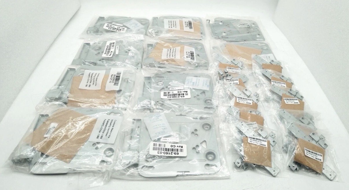 Lot of 10 Cisco AIR-AP-BRACKET-1 69-2160-03 plus AIR-AP-T-RAIL-R 800-26066-02