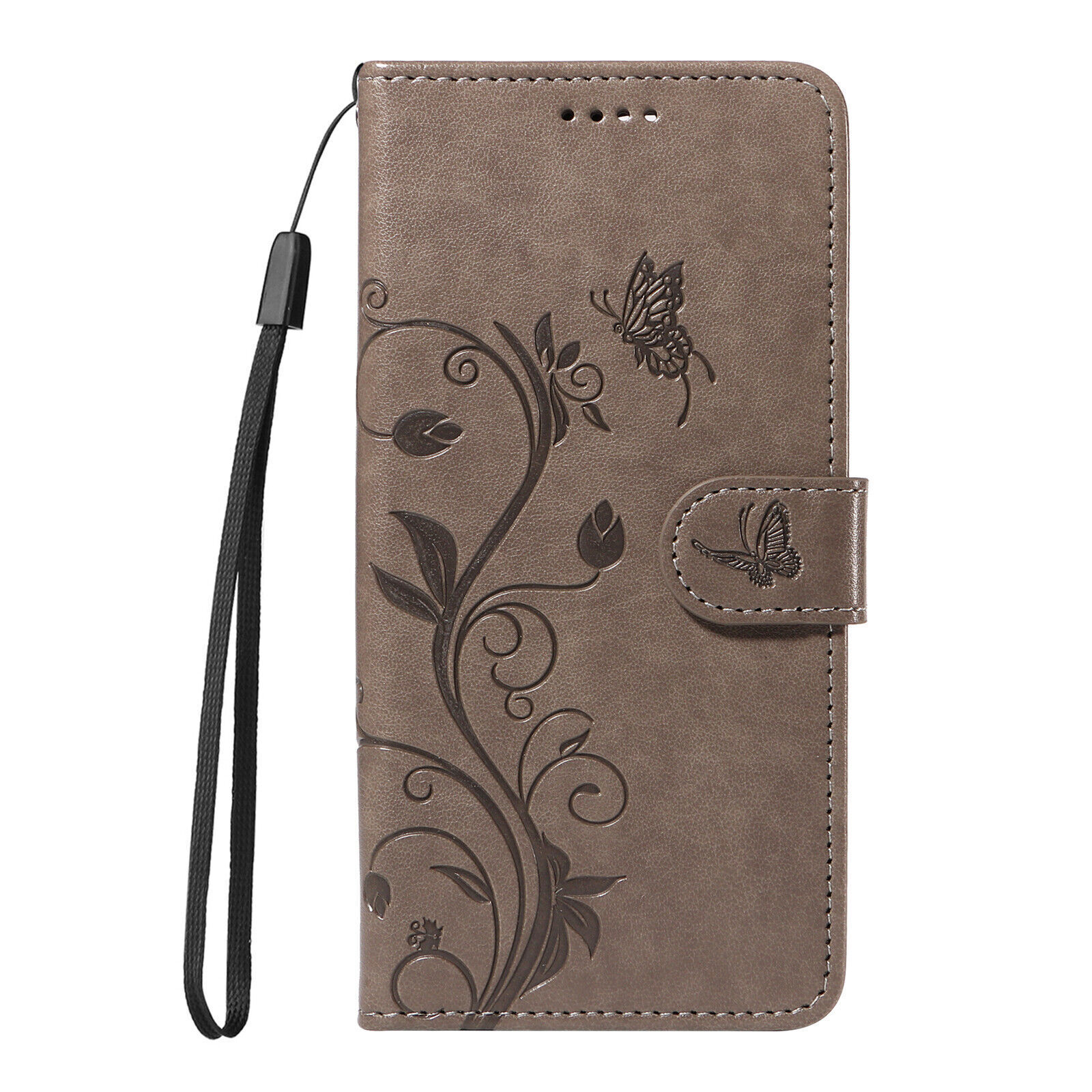 Butterfly Flower Wallet Phone Case For Xiaomi 15 14 13 Redmi Note 14 15 POCO X7