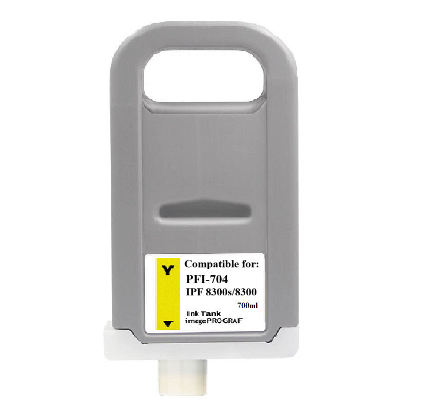 PFI-704 Yellow Ink Cartridge for Canon IPF 8300s 8300 PFI704Y