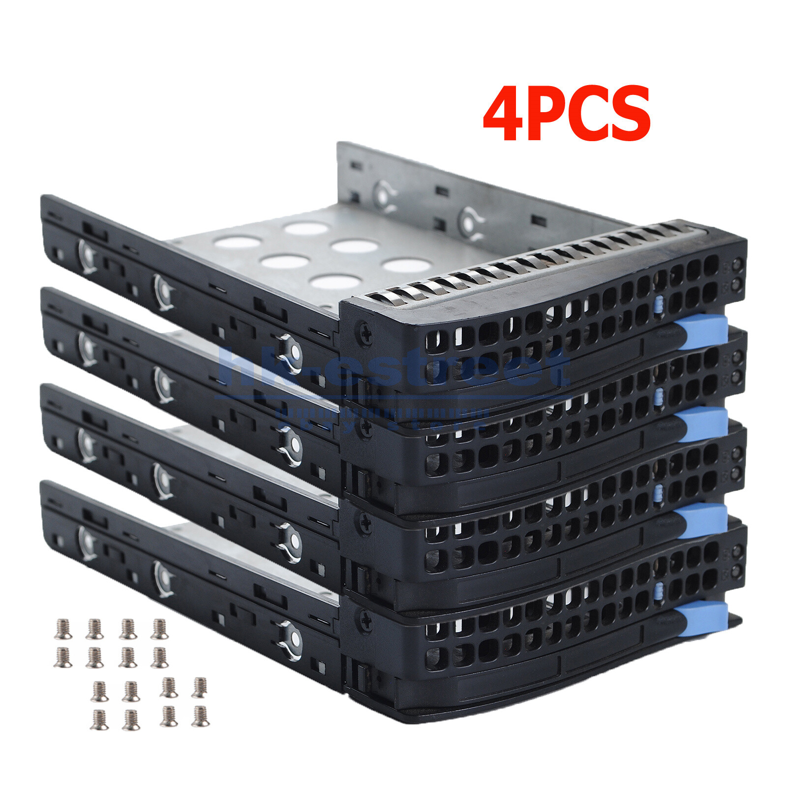 4pcs Supermicro 01-SC93301-XX00C104 3.5" LFF SAS/SATA Hot Swap Hard Drive Caddy