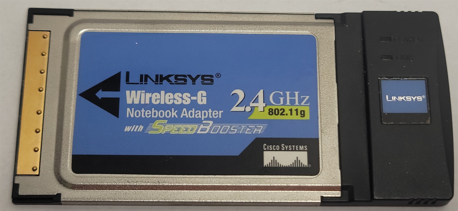 Linksys WPC54GS Wireless G 2.4GHz Notebook Card w/ Speed Booster