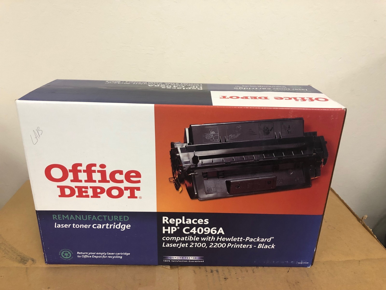 Office DEPOT HP C4096A Black Toner Cartridge - For HP Laserjet 2100 2200 Series