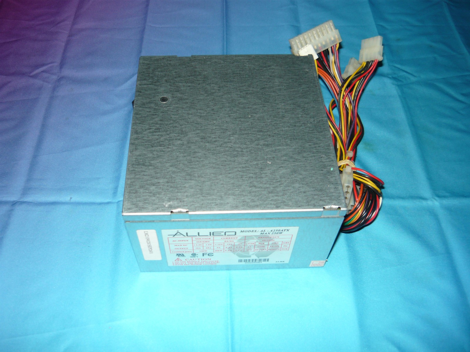 Vintage Allied AL-A250ATX ATX Power Supply 250W PSU Used