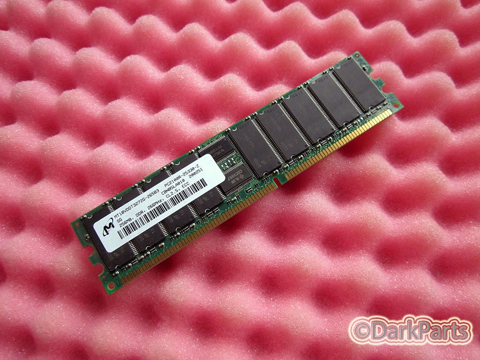HP Compaq ML370 G3 Memory RAM 256MB  MT18VDDT3272G-265B3 261583-031